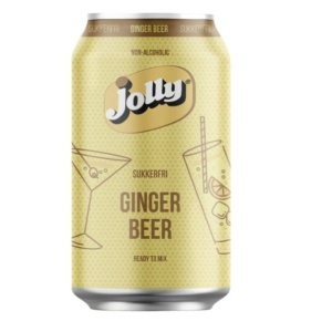 Jolly Gingerbeer Sukkerfri 24x33 cl dåse