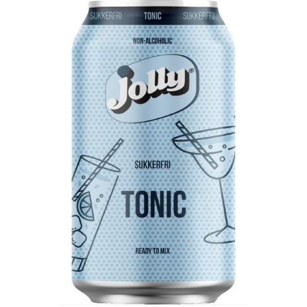 Jolly Tonic Sukkerfri 24x33cl