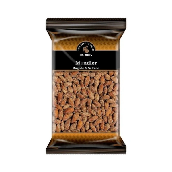 Mandler Røgede & Saltet, 1kg., Pose, 1 stk