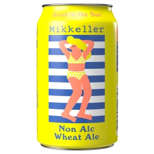Mikkeller Drink In The Sun Wheat Ale 0,3% (alkoholfri) - 12x33cl Dåser