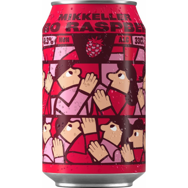Mikkeller Limbo Raspberry 0,3% (alkoholfri) - 12x33cl Dåser