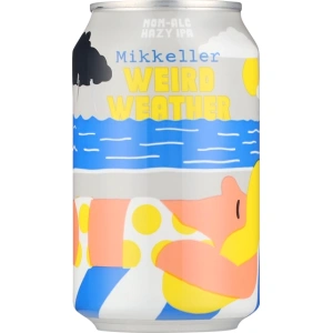 Mikkeller Wierd Weather Hazy IPA 0,3% (alkoholfri) - 12x33cl Dåser