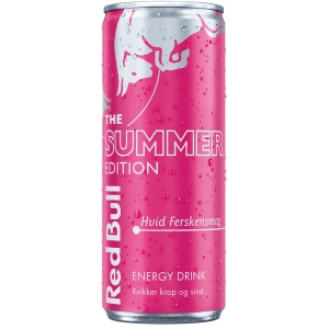 Red Bull Hvid Fersken Summer Edition - 24x25 cl Dåser