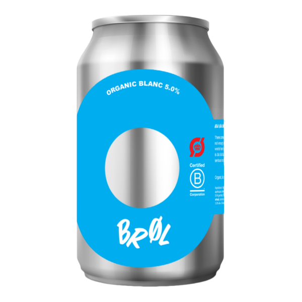BRØL BLA BLA Blanc Øko 5% 24x33 cl Dåser